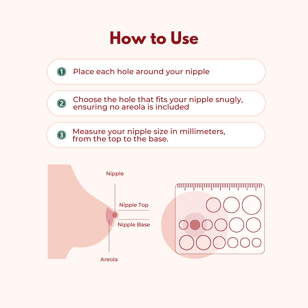 Breastfeeding Nipple Measuring Guide