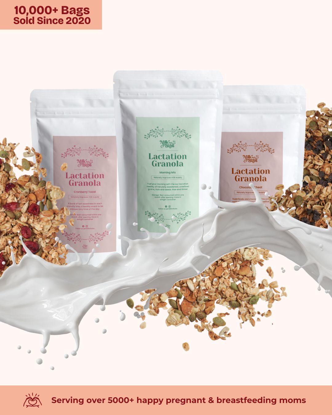 Milkforbubs Lactation Granola Snack