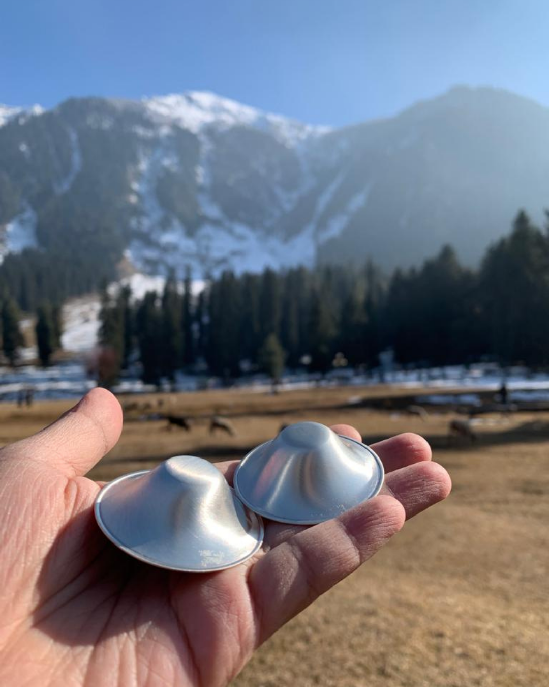 925 Silver Nipple Healing Cups