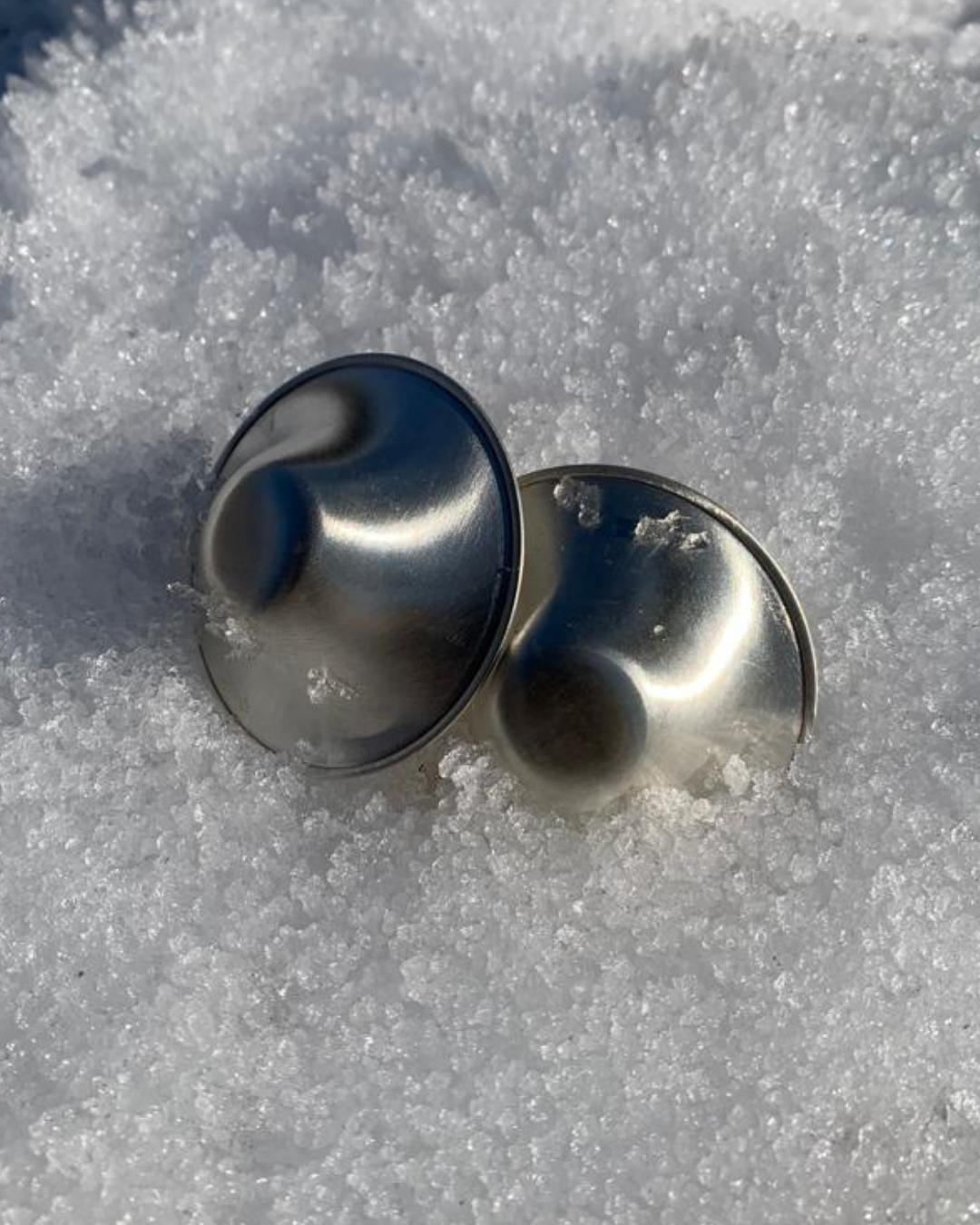 ISO Certified Silver Nursing Cups