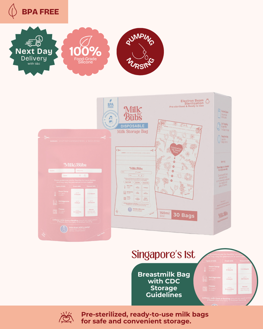 Disposable Breastmilk Storage Bag - BPA Free Breastfeeding Milk Bags
