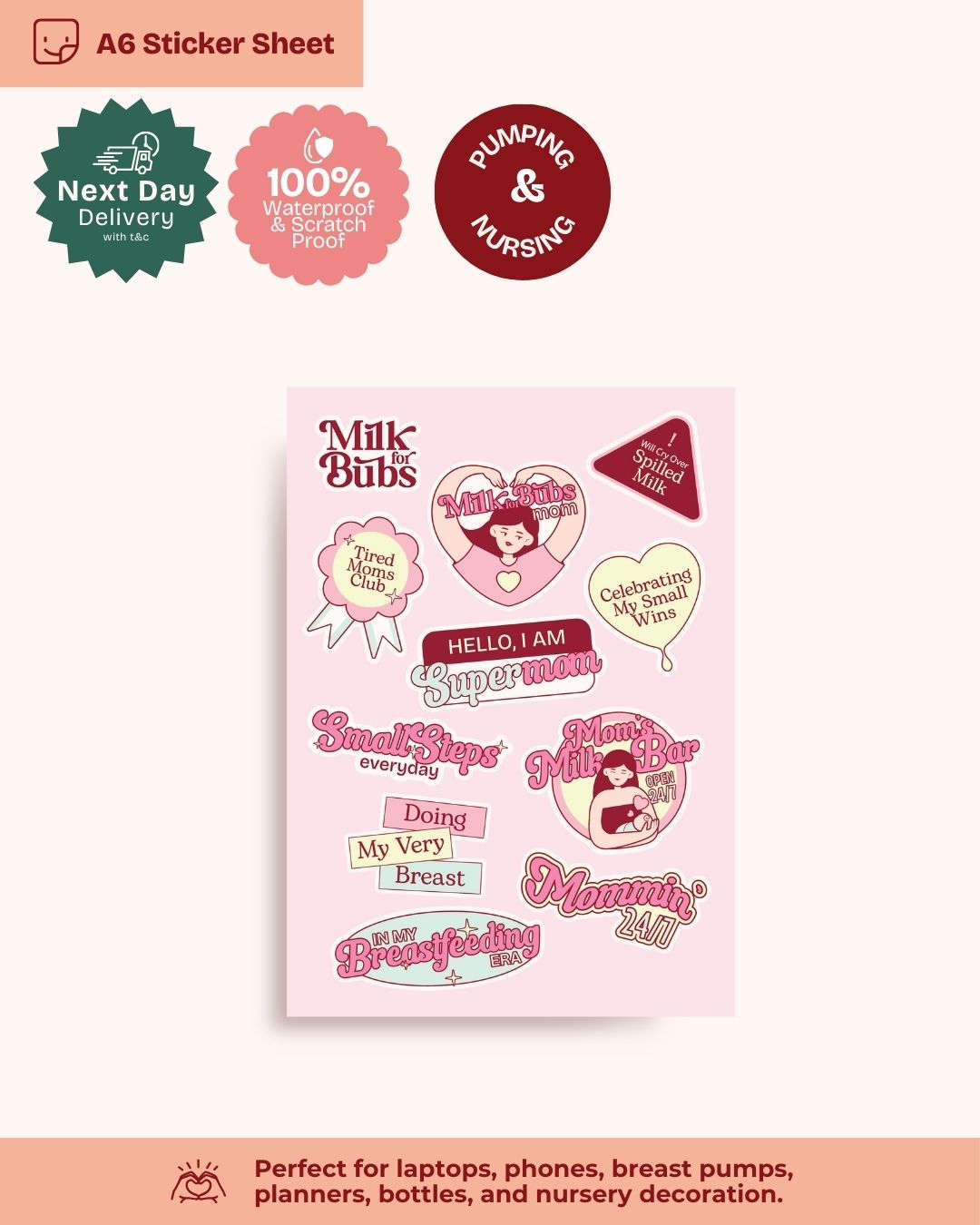 Breast Pump Stickers