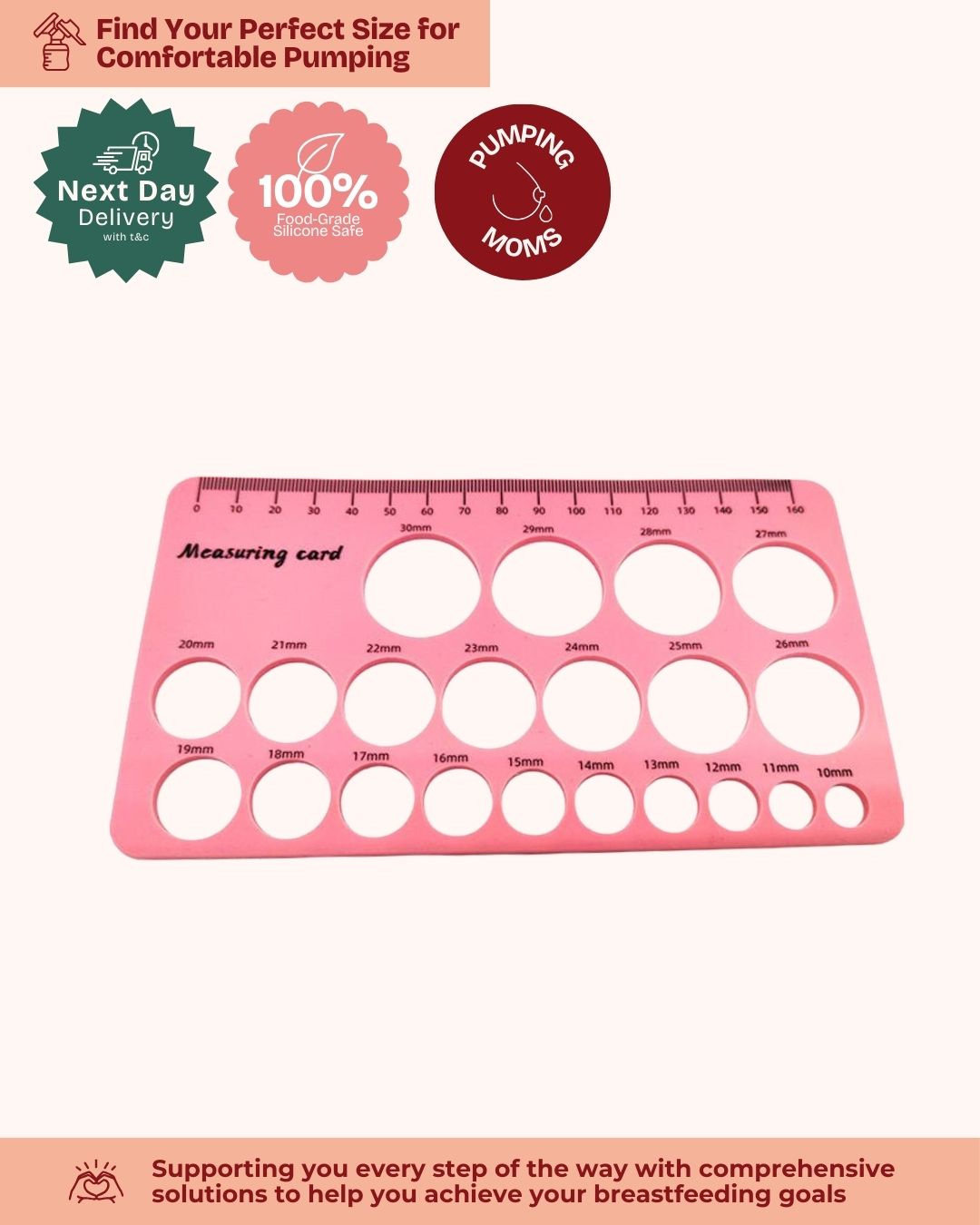Silicone Breast Nipple Ruler