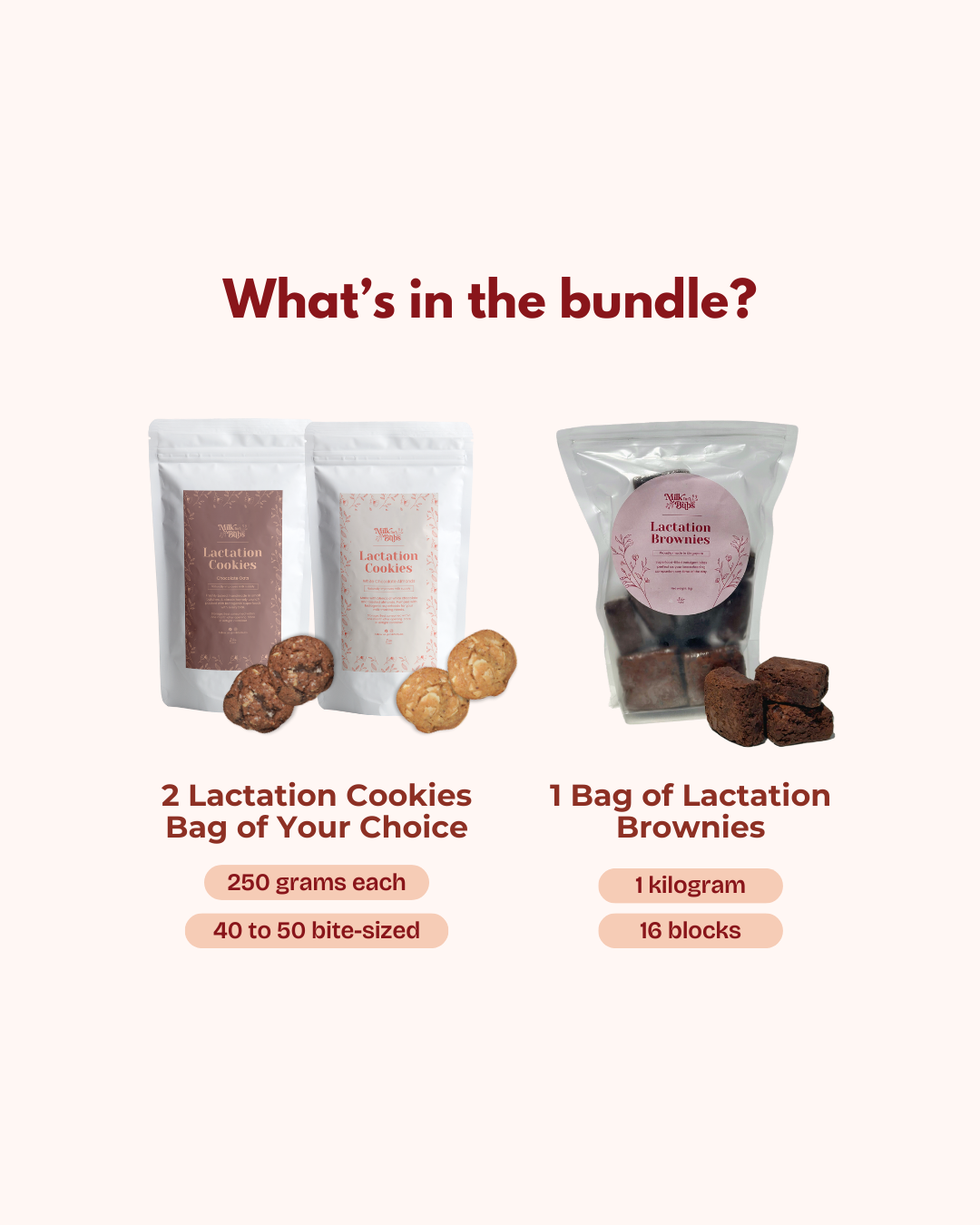 Mommy Happy Bundle (2 Cookies, 1 Brownies)