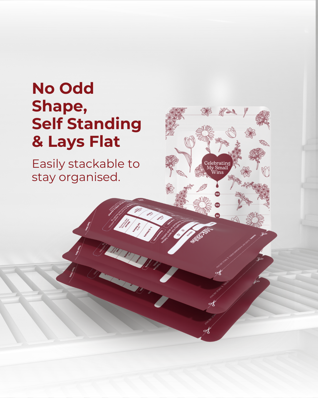 Disposable Milk Storage Bag With Storage Guidelines