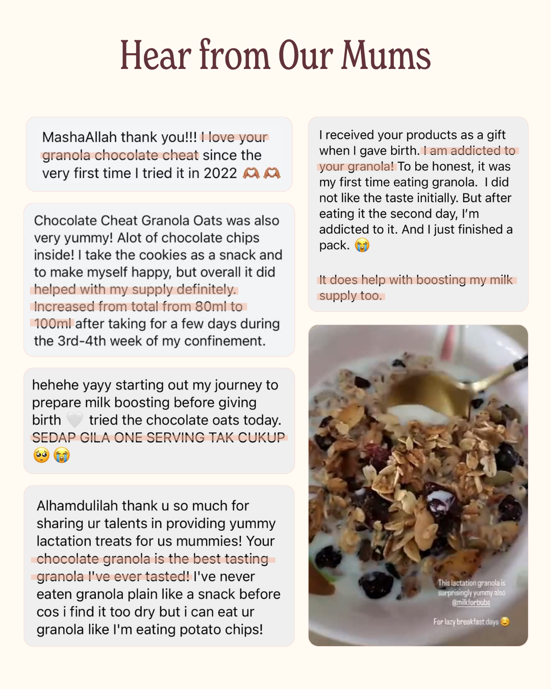 Lactation Granola
