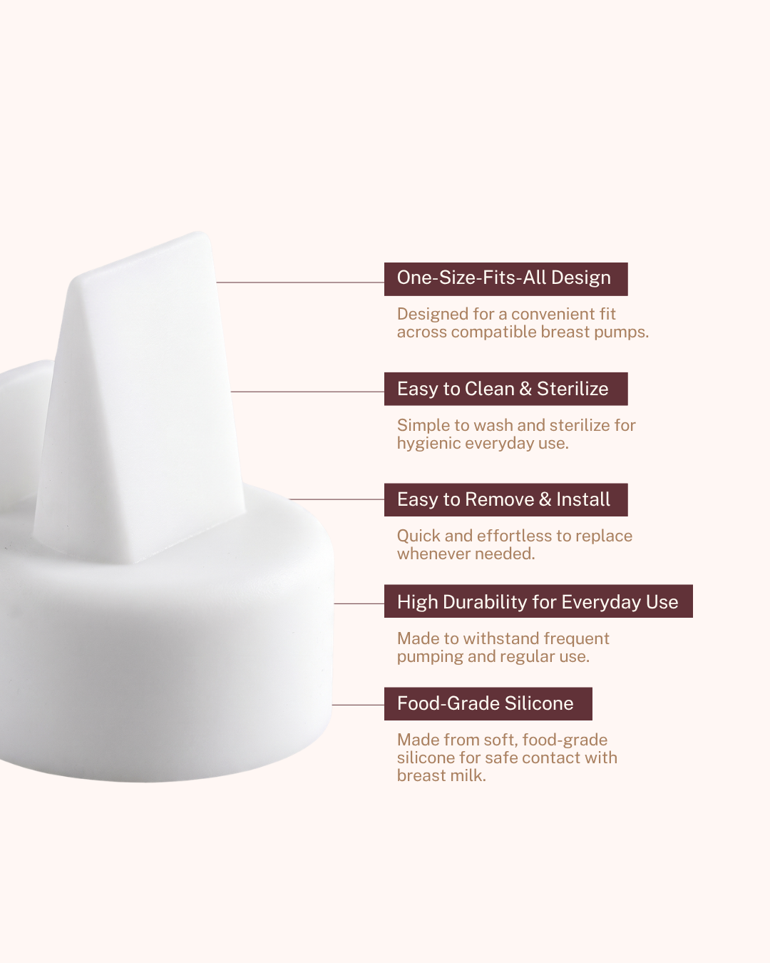Duckbill Silicone Valve
