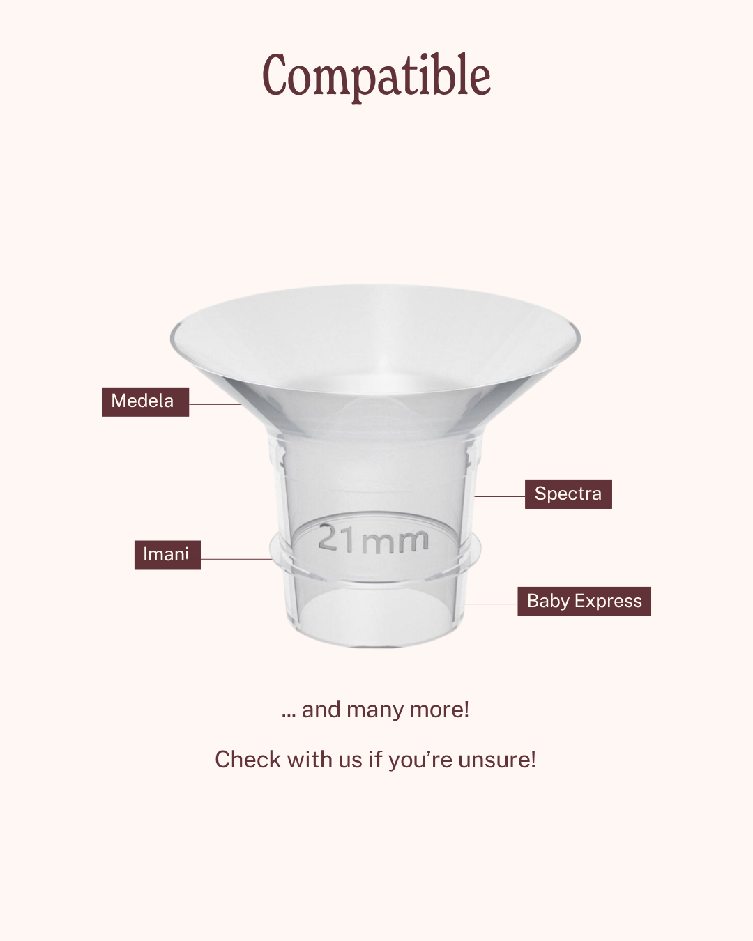 Breastmilk Pump Flange Inserts