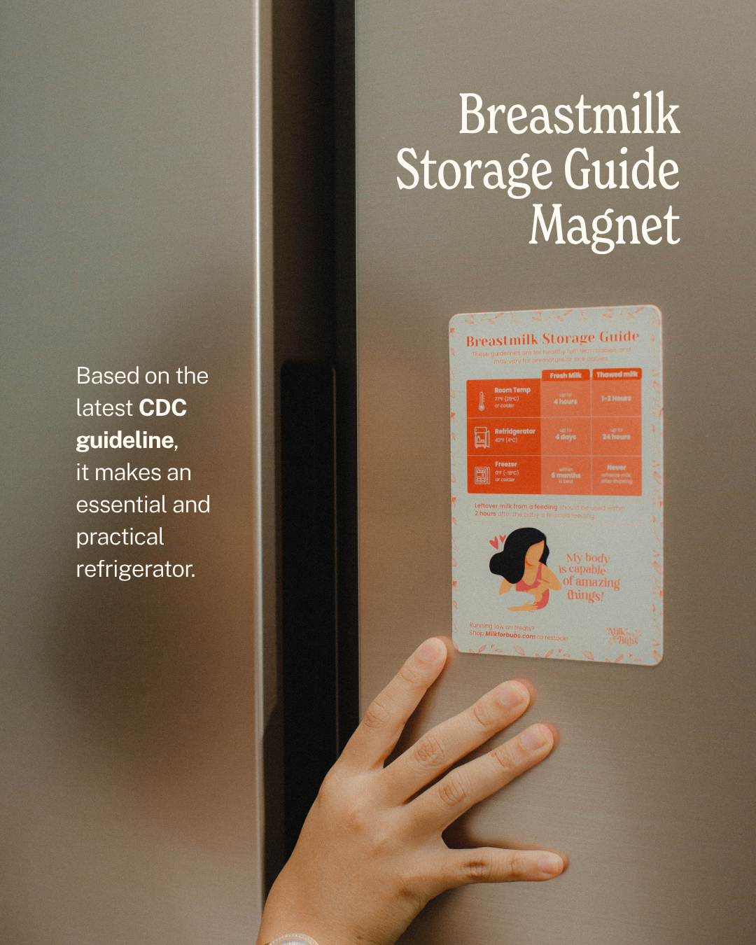 Milk Storage Guide Magnet